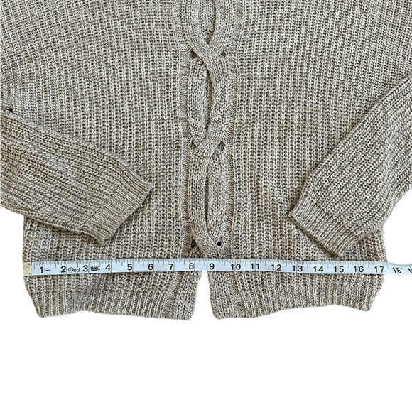 Express Women's Tan Cutout Pullover Sweater XS - Picture 7 of 9